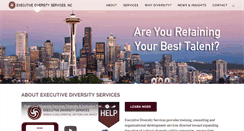 Desktop Screenshot of executivediversity.com