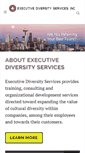 Mobile Screenshot of executivediversity.com